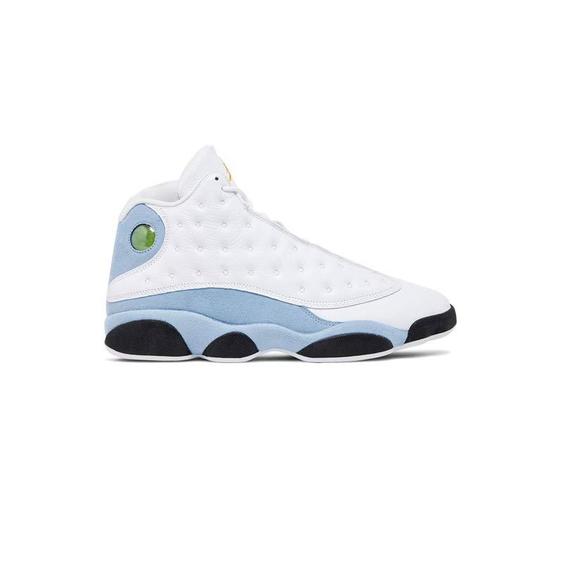 کتونی نایک ایرجردن 13 سفید آبی مشکی Nike Air Jordan 13 Retro White Blue Grey|کتونی باز