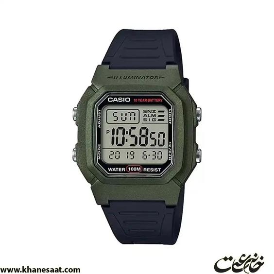 ساعت مچی مردانه کاسیو مدل W-800HM-3AV|خانه ساعت