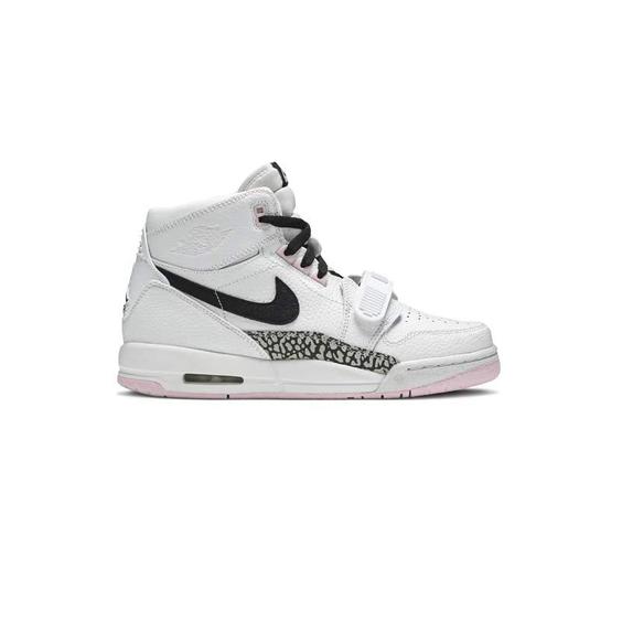 کتونی نایکی جردن لگاسی سفید صورتی Nike Jordan Legacy 312 GS White Black Pink Foam|کتونی باز