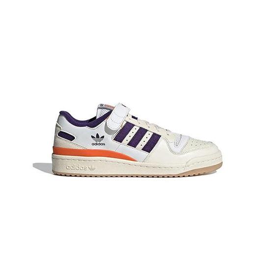 کفش آدیداس فوروم 84 کرم بنفش Adidas Forum Low 84 Suns|کتونی باز