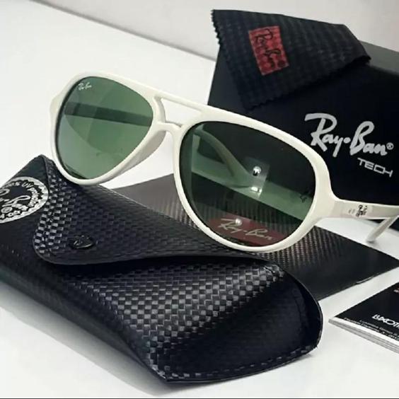 عینک آفتابی ریبن RayBan کت سفید کد 264|باسلام