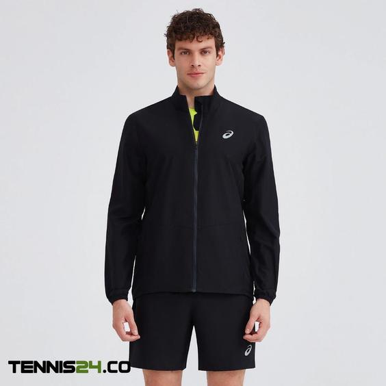 سویشرت تنیس مردانه اسیکس Asics Core Jacket- مشکی|تنیس شاپ