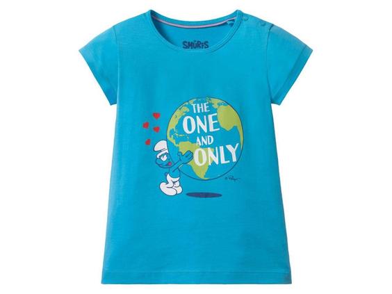 تیشرت نخی دخترانه برند smurfs 342477 Kids t-shirt|کی استوک