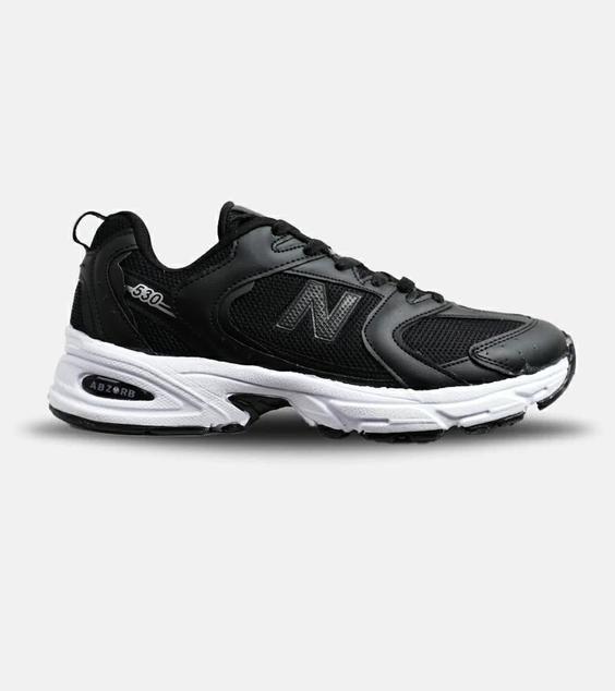 کفش کتانی مردانه و زنانه مشکی NEW BALANCE 530 مدل 5585|لوزی