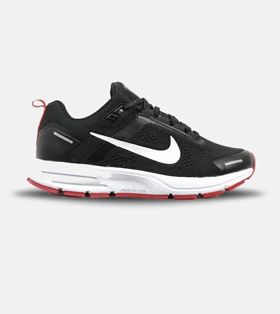 کفش کتانی مردانه مشکی سفید قرمز 24 NIKE zoom structure مدل 4595|لوزی