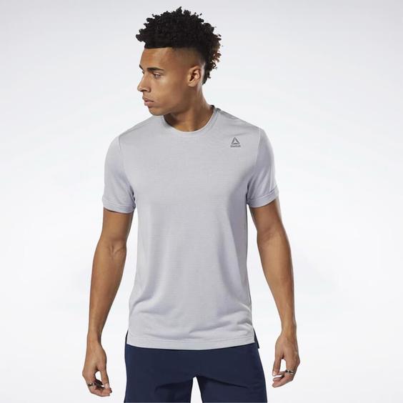 تیشرت مردانه ریباک مدل Reebok Men’s Work Out Ready Melange Tech Top Du2181|تهران ریبوک