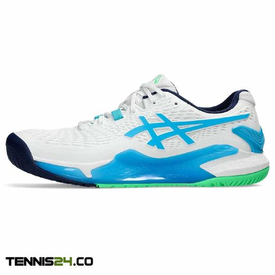 کفش تنیس مردانه اسیکس Asics Gel-Resolution 9 – سفید|تنیس شاپ