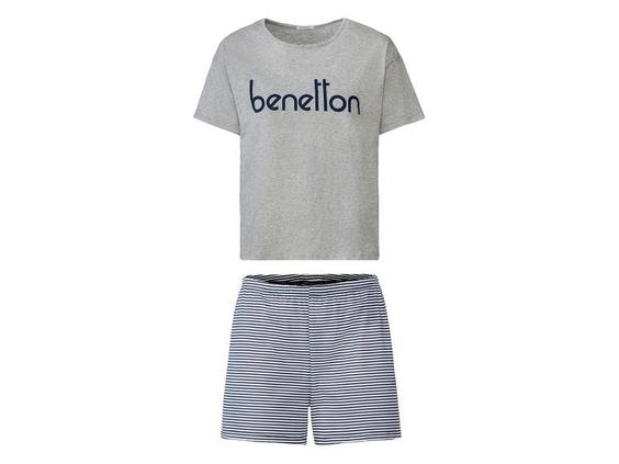 ست تیشرت شورتک زنانه برند benetton کد ۳۰۹۶۳p00u2 Womens pijamas|کی استوک