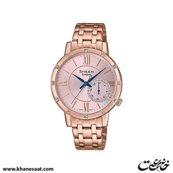 ساعت مچی زنانه کاسیو شین مدل SHE-3046PG-4AUDR|خانه ساعت