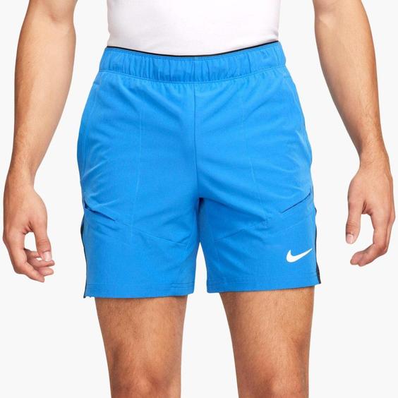 شلوارک تنیس مردانه نایک NikeCourt Advantage Dri-FIT 18 cm- آبی|تنیس شاپ