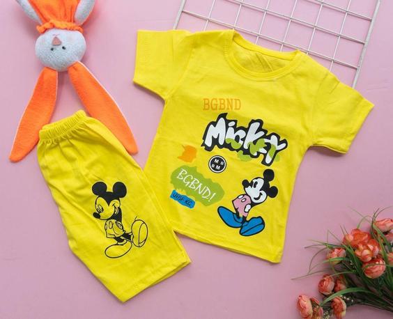 تیشرت شلوارک mickey kids|پارسا مد