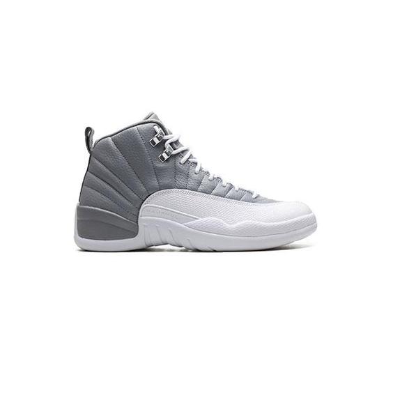 کتونی نایک ایرجردن 12 سفید طوسی Air Jordan 12 Retro Stealth|کتونی باز