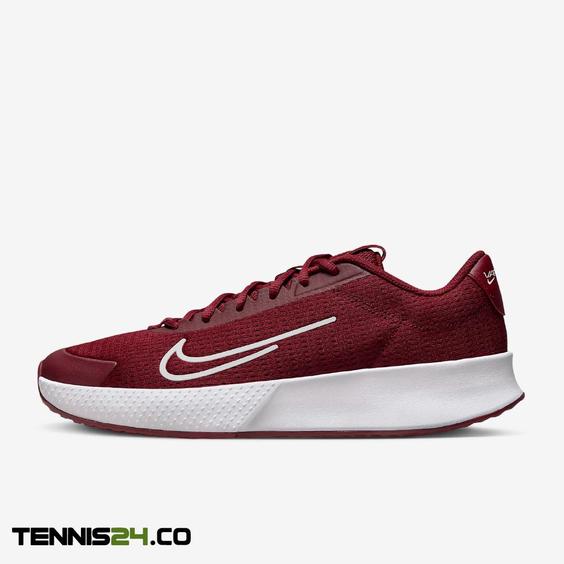 کفش تنیس مردانه نایک NikeCourt Vapor Lite 2– زرشکی|تنیس شاپ