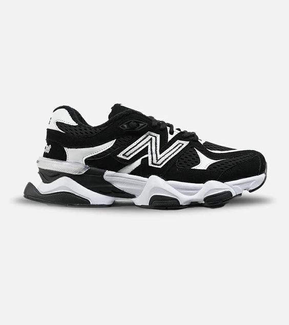 کفش کتانی بزرگ پا مشکی سفید NEW BALANCE 9060 مدل 4271|لوزی