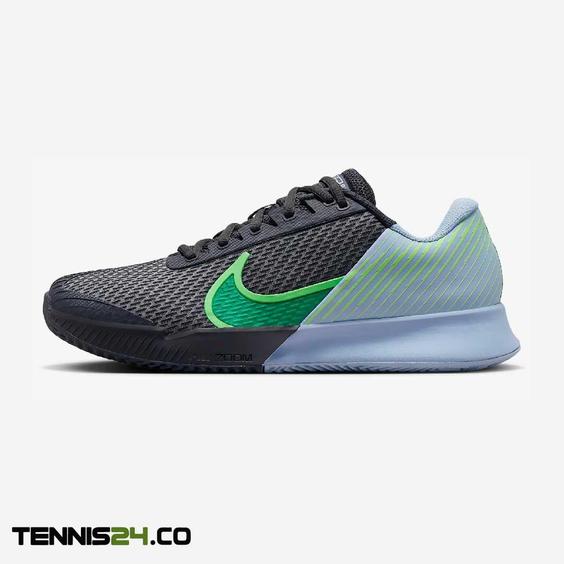 کفش تنیس مردانه نایک Nikecourt Air Zoom Vapor Pro2 Clay- مشکی/سبز|تنیس شاپ