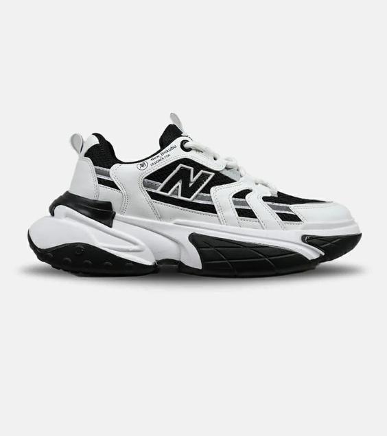 کفش کتانی مردانه و زنانه سفید مشکی NEW BALANCE smith xvision v2 مدل 5340|لوزی