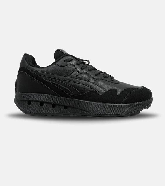 کفش کتانی مردانه مشکی ASICS gel extreme 33 مدل 5505|لوزی