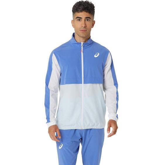 سویشرت تنیس مردانه اسیکس Asics Men Match Jacket- آبی روشن|تنیس شاپ