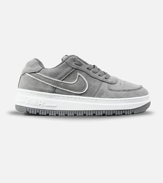 کفش کتانی بزرگ پا طوسی نایک NIKE AIR FORCE مدل 4094|لوزی