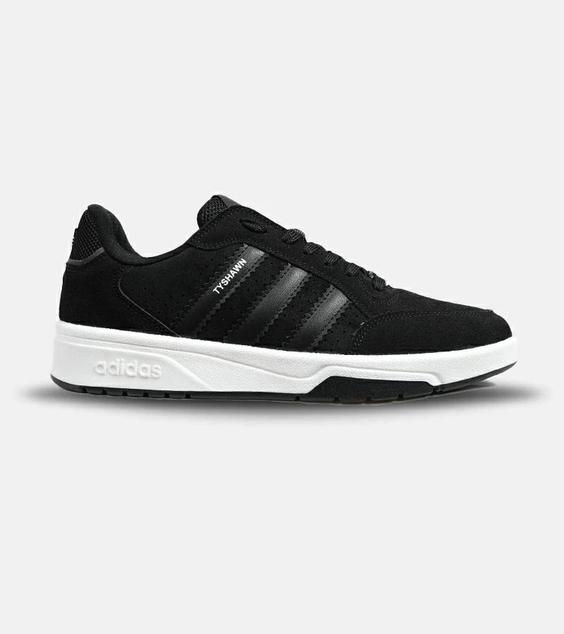 کفش کتانی مردانه مشکی ADIDAS Tyshawn مدل 5600|لوزی