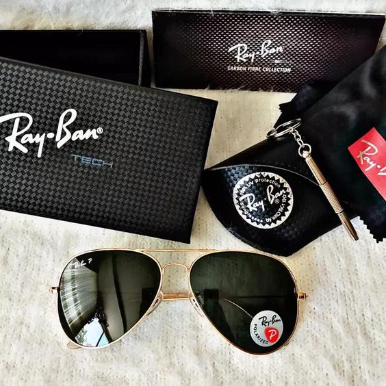 عینک خلبانی ریبن یووی پلاریزه اصلی شیشه سنگ rayban p 3025|باسلام