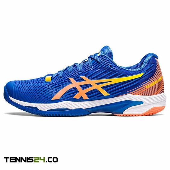 کفش تنیس مردانه اسیکس 2023 Asics Solution Speed FF 2 CLAY- آبی|تنیس شاپ