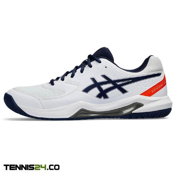 کفش تنیس مردانه اسیکس Asics Gel-Dedicate 8- سفید/مشکی|تنیس شاپ