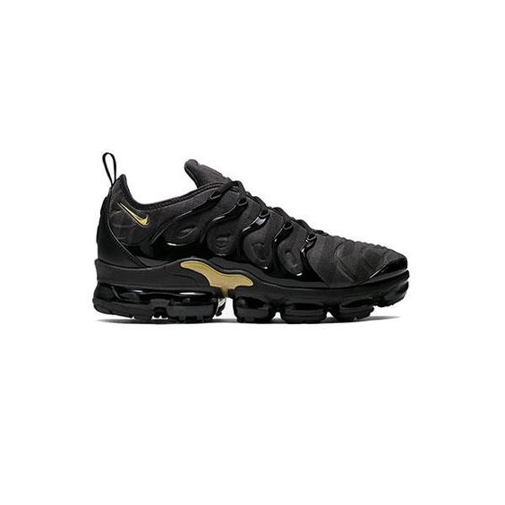 کتانی نایک ویپرمکس مشکی طلایی Vapormax Plus|کتونی باز