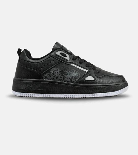 کفش کتانی مردانه مشکی سفید NIKE AirForce Draw مدل 5253|لوزی