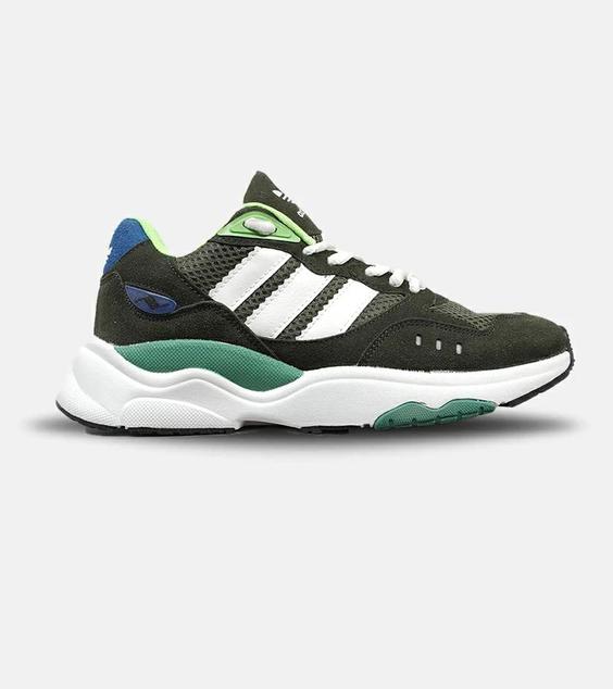 کفش کتانی مردانه سبز سفید ADIDAS torsion مدل 4578|لوزی