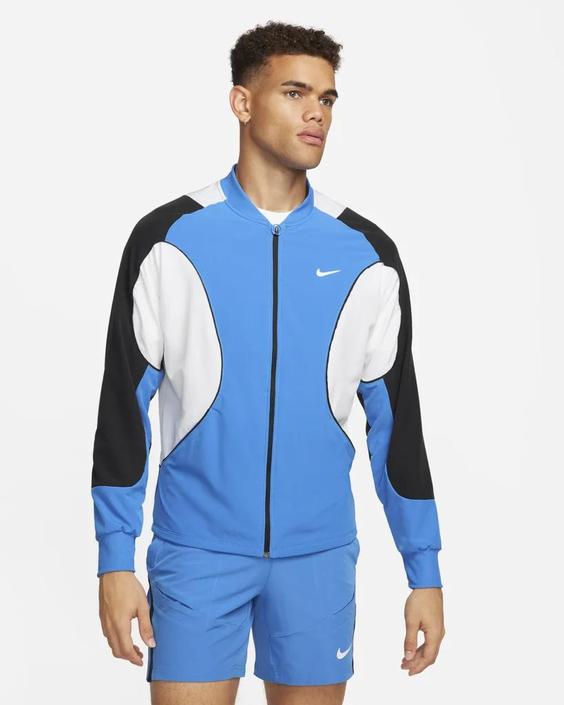 سویشرت تنیس مردانه نایک NikeCourt Advantage Dri-FIT- آبی|تنیس شاپ