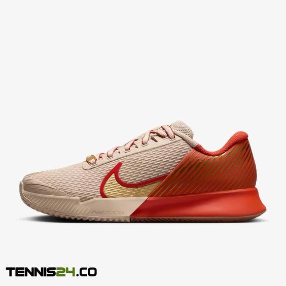 کفش تنیس زنانه نایک Nike Air Zoom Vapor Pro 2 Premium Clay- کرم|تنیس شاپ