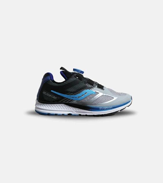 کفش بچه گانه طوسی مشکی آبی SAUCONY مدل 5959|لوزی