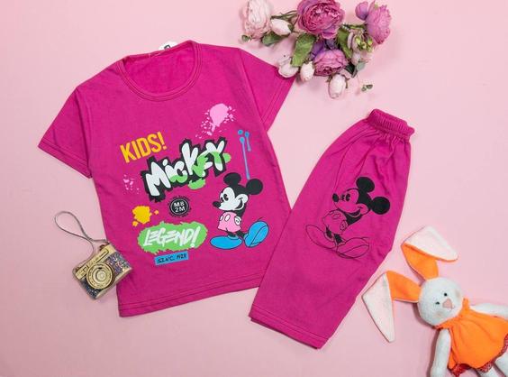 تیشرت شلوارک بچگانه mickey kids|پارسا مد