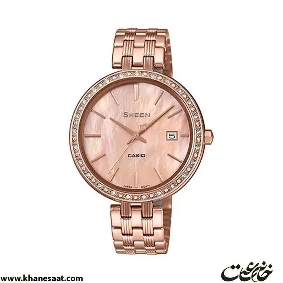 ساعت مچی زنانه کاسیو شین مدل SHE-4052PG-4A|خانه ساعت