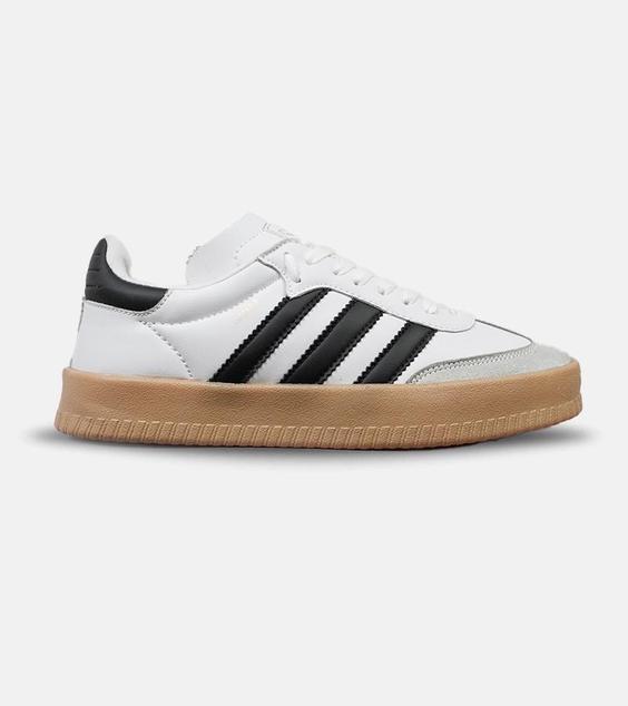 کفش کتانی مردانه سفید مشکی ADIDAS Samba مدل 5055|لوزی