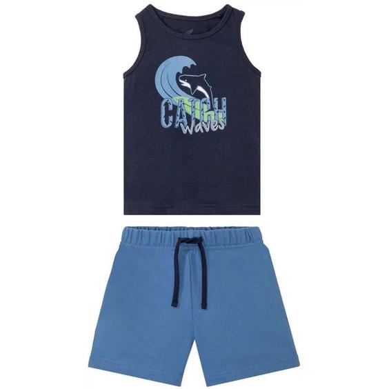 ست تاپ و شلوارک پسرانه برند لوپیلو کد ۳۴۹۴۵۲ boys short pyjama set|کی استوک