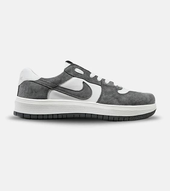 کفش کتانی مردانه سفید طوسی نایک NIKE SB مدل 4338|لوزی