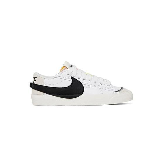 کفش نایک بلیزر جومبو ساق کوتاه سفید مشکی Nike Blazer Mid 77 Jumbo|کتونی باز