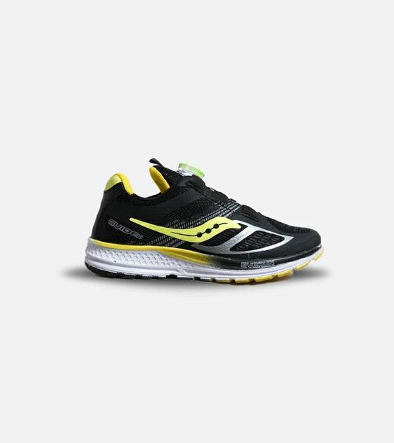 کفش بچه گانه سفید مشکی زرد SAUCONY مدل 5956|لوزی