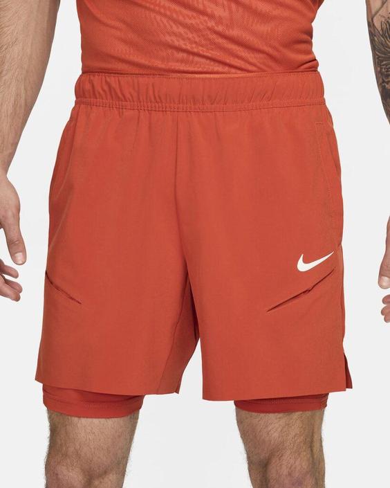 شلوارک تنیس مردانه نایک NikeCourt Slam Dri-FIT- نارنجی|تنیس شاپ