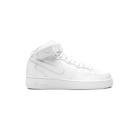 کتونی نایک ایرفورس نیم ساق سفید Airforce 1 mid|کتونی باز