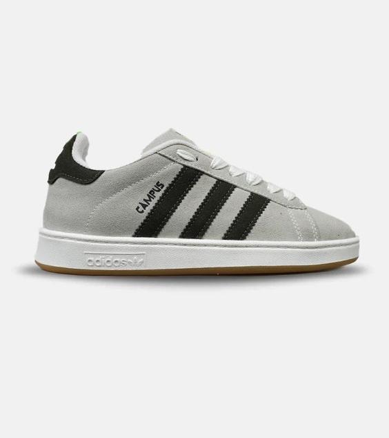 کفش کتانی مردانه و زنانه طوسی سبز ADIDAS Campus مدل 5006|لوزی