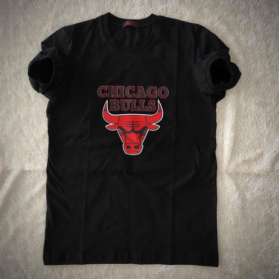 تیشرت CHICAGO BULLS مدل 3108 رنگ مشکی|ونتی