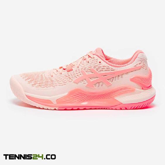 کفش تنیس زنانه Asics Gel-Resolution 9- صورتی|تنیس شاپ