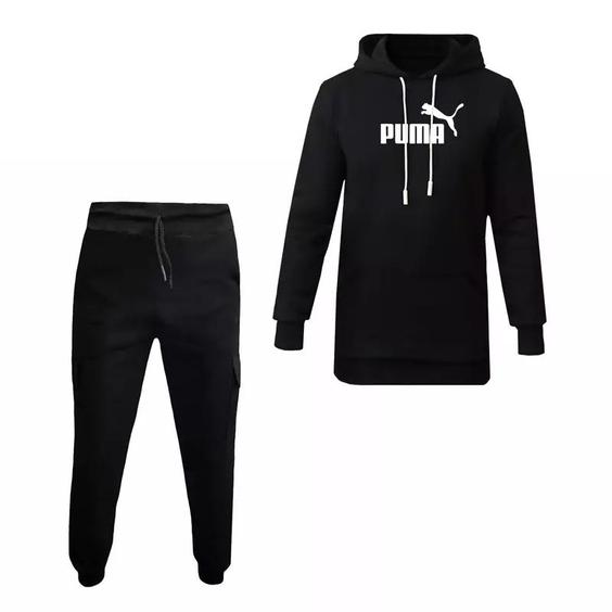 ست هودی کلاه دار مردانه طرح puma مدل l 7685|باسلام