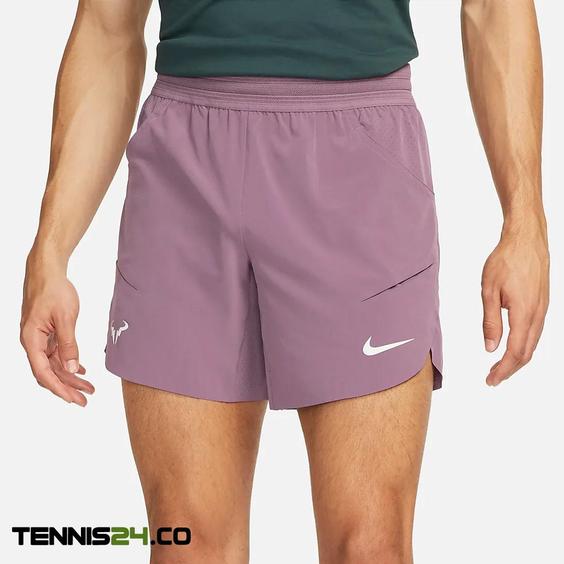 شلوارک تنیس مردانه نایک NikeCourt Dri-FIT ADV Rafa- بنفش|تنیس شاپ