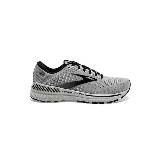 کتونی رانینگ بروکس جی تی اس طوسی مشکی Brooks Adrenaline GTS 22 Grey|کتونی باز