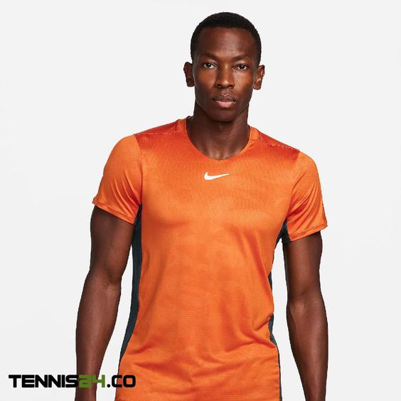 تی شرت تنیس مردانه نایک NikeCourt Dri-FIT Advantage- نارنجی|تنیس شاپ