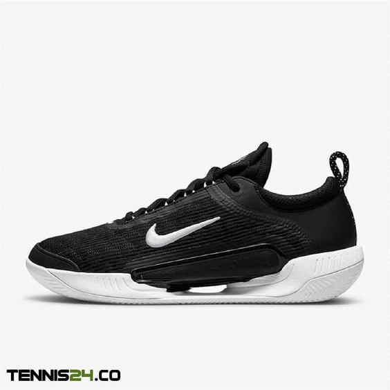 کفش تنیس مردانه نایک NikeCourt Zoom NXT CLAY – مشکی سفید|تنیس شاپ